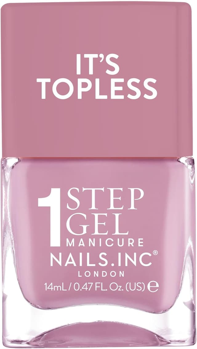 Detalle de Nails.INC It's Topless Gel-Like Nail Polish (Lily) 4-in-1 Base Coat, Treatment, Colour & Top Coat