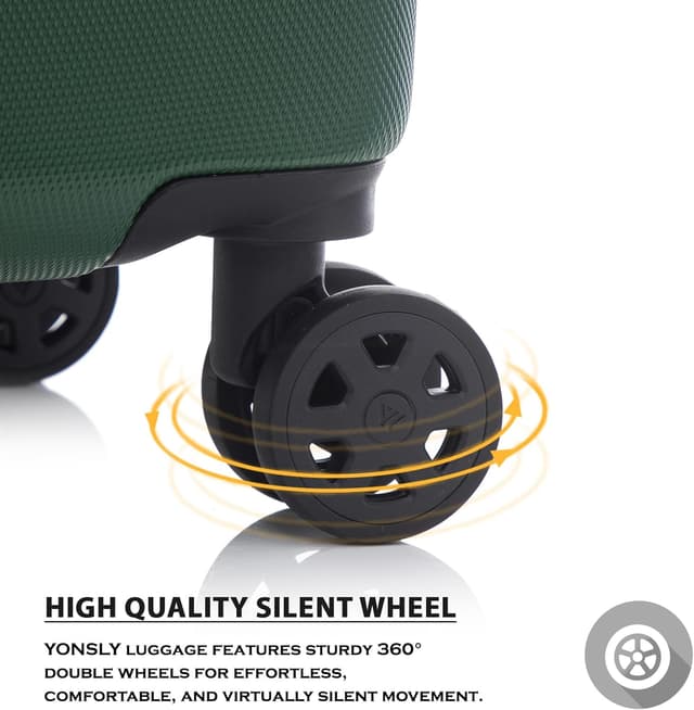Thumbnail 3 de yonsly Trolley Koffer Dunkelgrün L