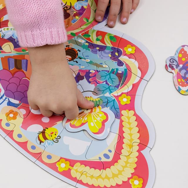 Detalle de Baroni Toys Farfalla puzzle 52 pezzi
