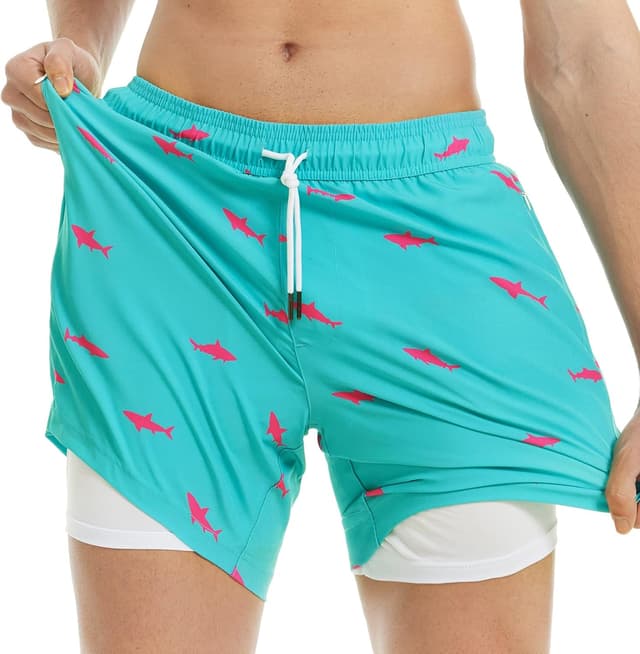 Detalle 2 de MaaMgic 2-in-1 Badeshorts mit Kompression