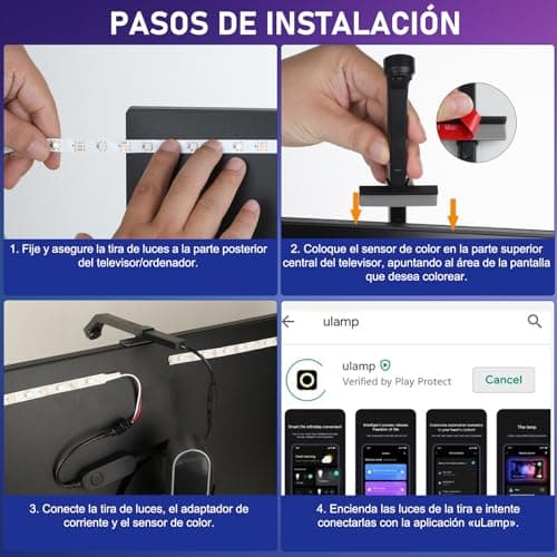 Thumbnail 6 de Diyife Tira LED TV 4m para 50-60