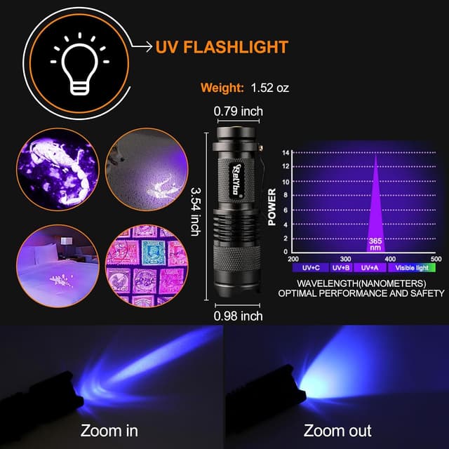 Detalle de Relybo LED Torch 500000 Lumens ⌁ Flashlight