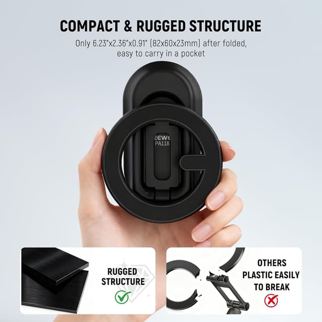 Thumbnail 3 de NEEWER PA118 Support magnétique MagSafe voiture