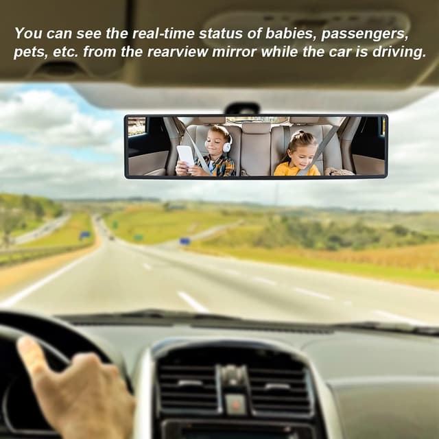 Thumbnail 2 de URAQT Rückspiegel Panorama 310x85 mm