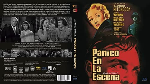 Detalle de Pánico en la Escena (BD 1950) de Alfred Hitchcock en Blu-ray MPO