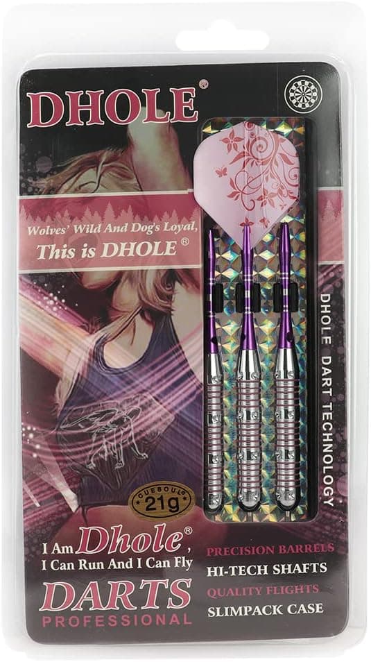 Thumbnail 6 de CUESOUL Pink Mesdames – lot de 3 fléchettes acier 21 g avec accessoires en aluminium