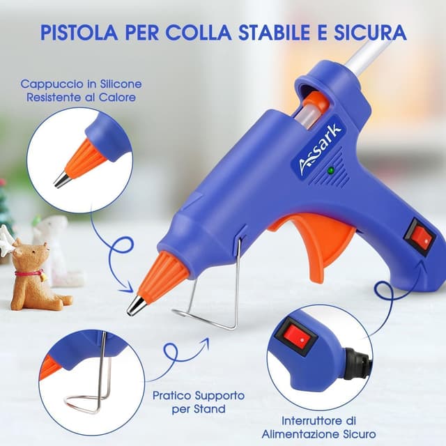 Thumbnail 4 de Pistola pistola de silicona caliente ignífuga 20 W