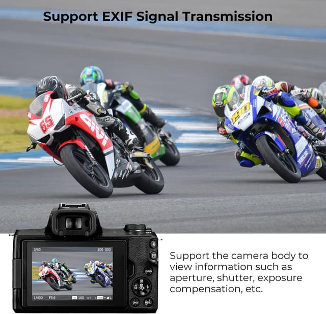 Detalle de K&F CONCEPT EF to EOS R Adapter with Auto Focus & Aperture Control (Removable Tripod Mount)