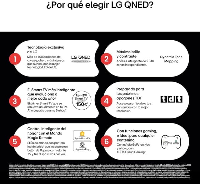 Thumbnail 3 de LG 50QNED84A6C Smart TV con Dolby Vision