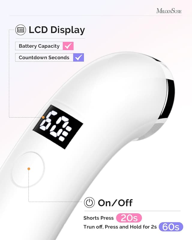 Detalle 2 de MelodySusie P-ART01A UV gel lamp 3W