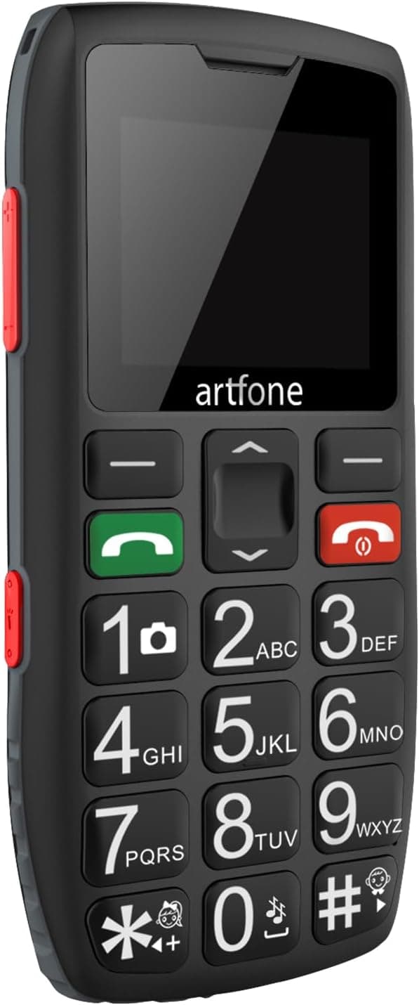 Detalle de artfone C1 Nero telefono cellulare senior