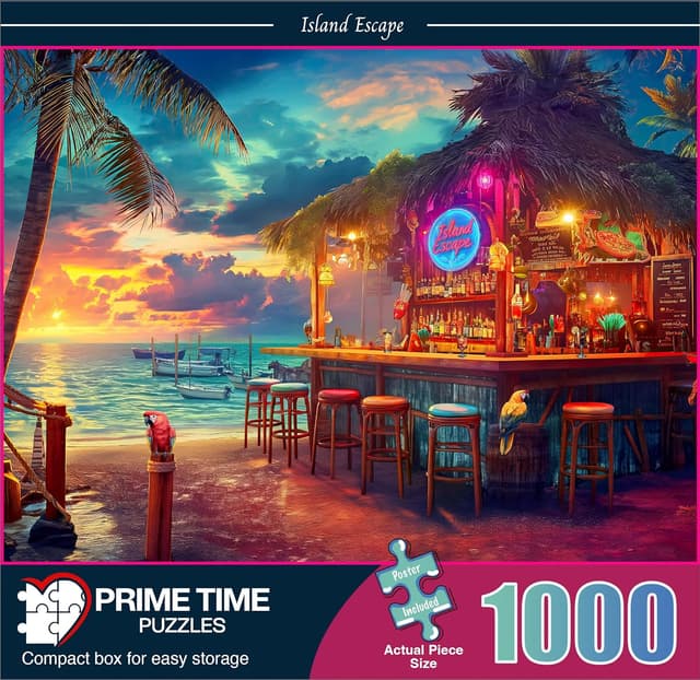 Detalle 2 de Prime Time Puzzles 1000 Piece Jigsaw Puzzle