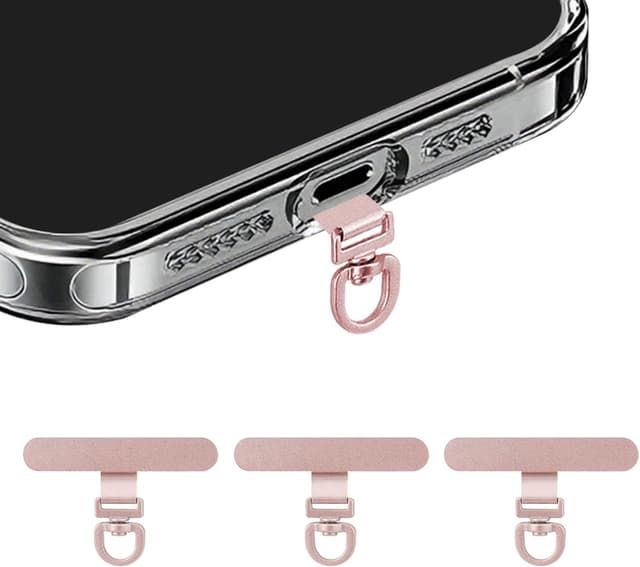 Thumbnail 6 de Yojaro 360° Rotating Stainless Steel Phone Tether Tab (3-Pack) for iPhone & Most Phones