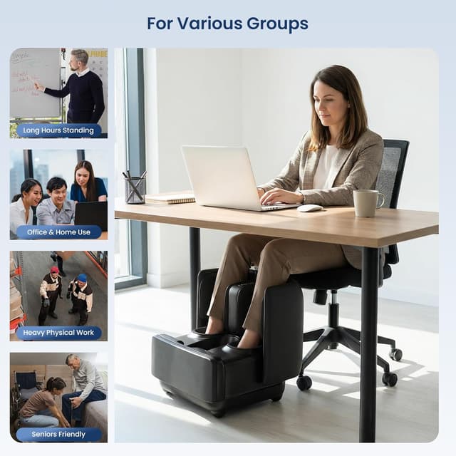 Thumbnail 5 de COMFIER FSA Foot and Calf Massager 19.6" ottoman