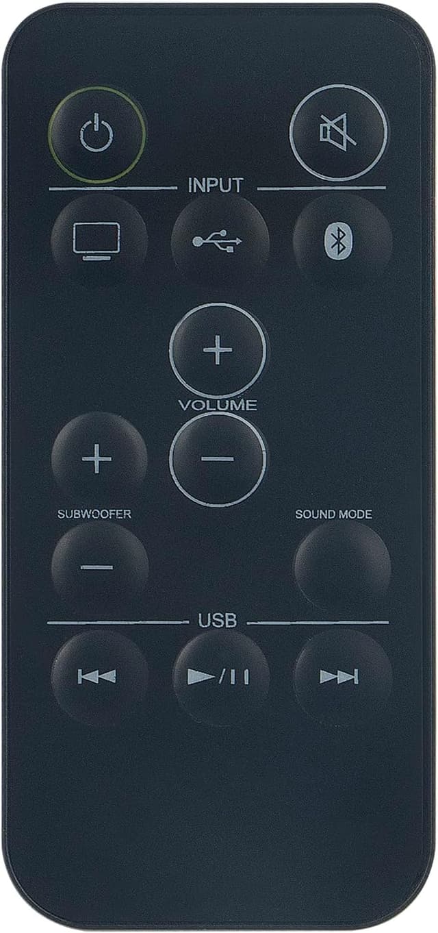 Detalle de RC-877S soundbar remote control 877S