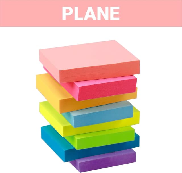 Detalle de 24 Pads Mini Sticky Notes (1.5 × 2 inch / 38 × 51 mm) Bright Colours, removable adhesive notes