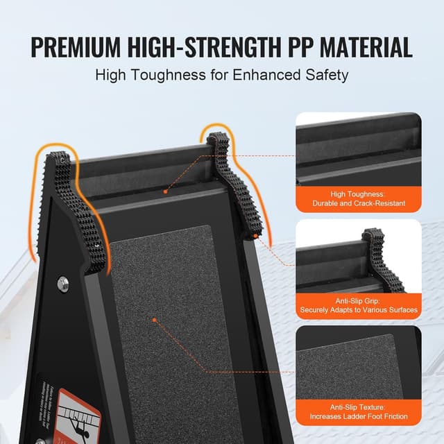 Detalle 2 de VEVOR livellatore per scale e stabilizzatore per scale fino a 172,4 kg