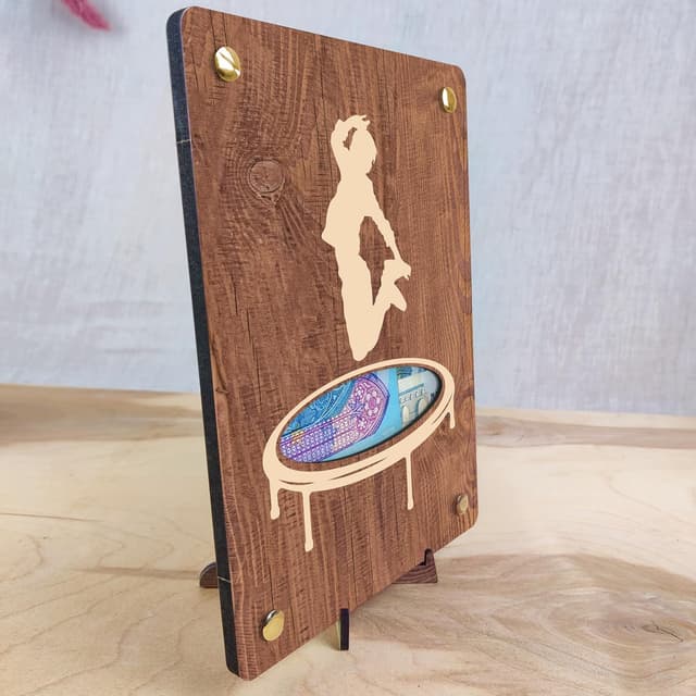 Thumbnail 3 de XL Geldkarte aus Holz 20 x 15 cm