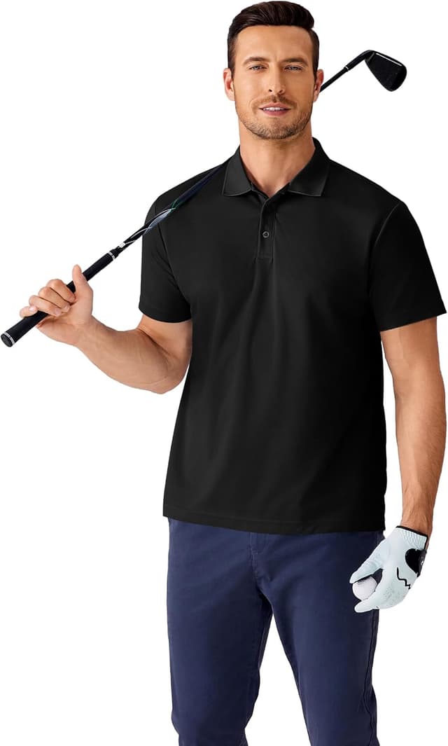 Detalle 2 de Polo sportiva traspirante a maniche corte