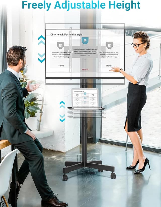 Thumbnail 3 de BONTEC Mobile TV Stand on Wheels