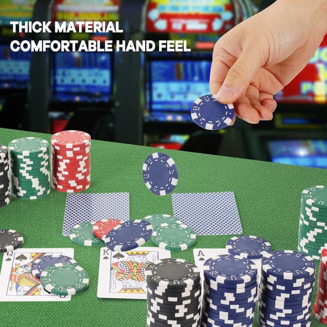 Thumbnail 3 de LUOBAO 11.5g Poker Chips 100pc 🎲