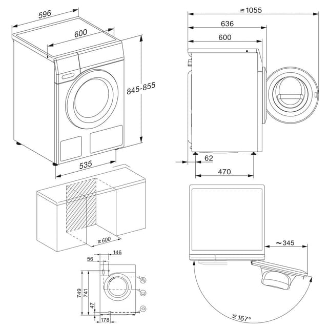 Thumbnail 1 de Miele WCK 360 WCS lavadora 10 kg 1.400 rpm