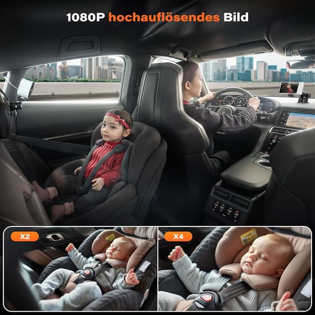 Detalle 1 de APPS2Car APPS2Car 2-in-1 Babyphone 5 Zoll