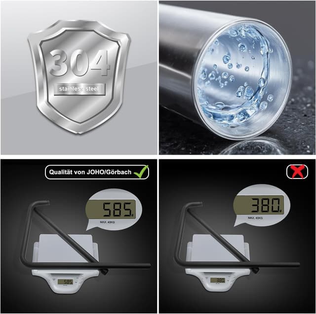 Thumbnail 4 de Görbach Columna Ducha Negra 92 cm