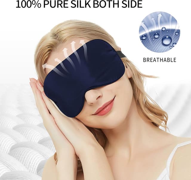 Thumbnail 6 de townsslik máscara de sueño 3D seda 19mm