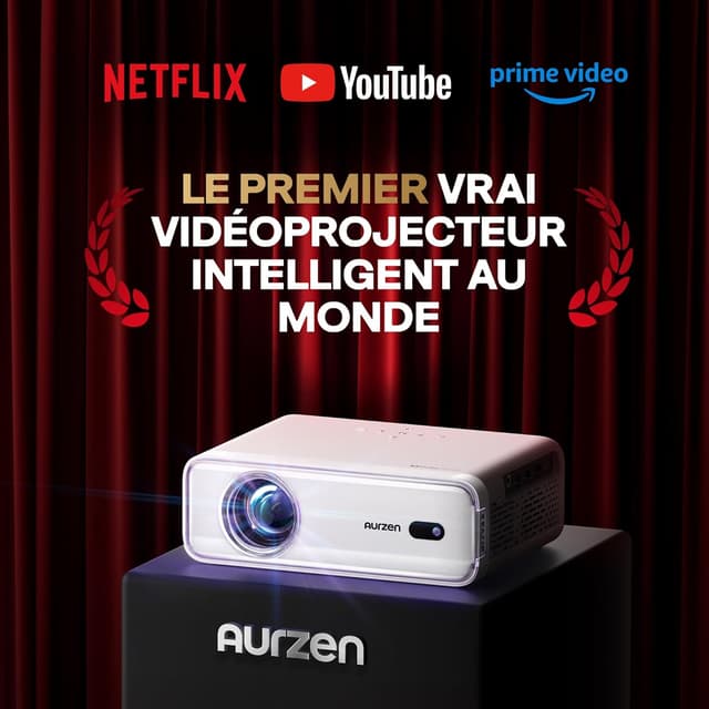 Thumbnail 1 de Aurzen Eazze D1 Vidéoprojecteur 4K Full HD