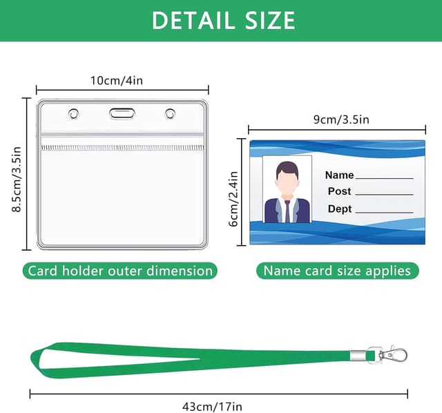 Detalle de XHDA Green lanyards set 45 cm