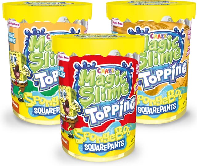 Detalle de Magic Slime Topping Spongebob 70 ml