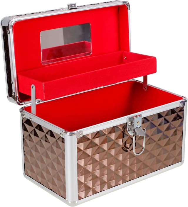 Thumbnail 3 de Aluminium Hard Make Up Travel Box