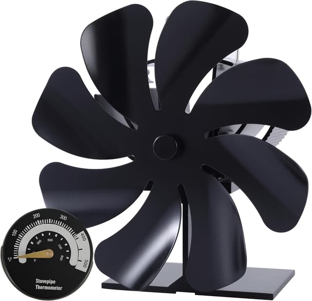 Detalle de Tomersun 8-Blade Log Burner Stove Fan