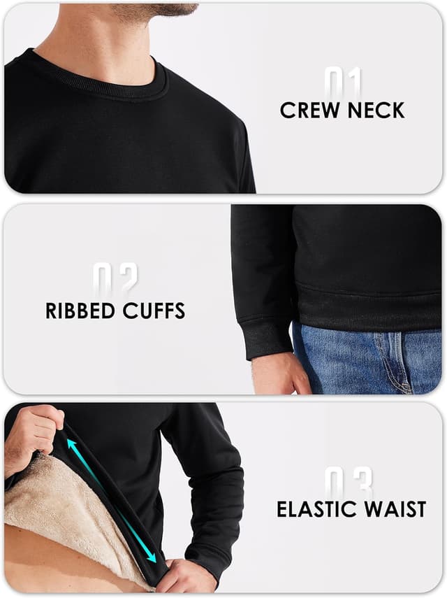 Thumbnail 3 de Libin Sweat-Shirt Homme chaud sans capuche