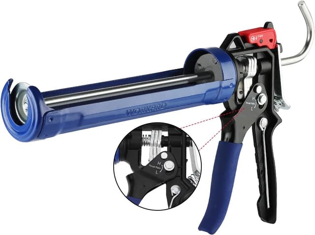 Imagen de WORKPRO Metal Silicone Caulking Gun 10oz 18:1 en OfertitasTOP