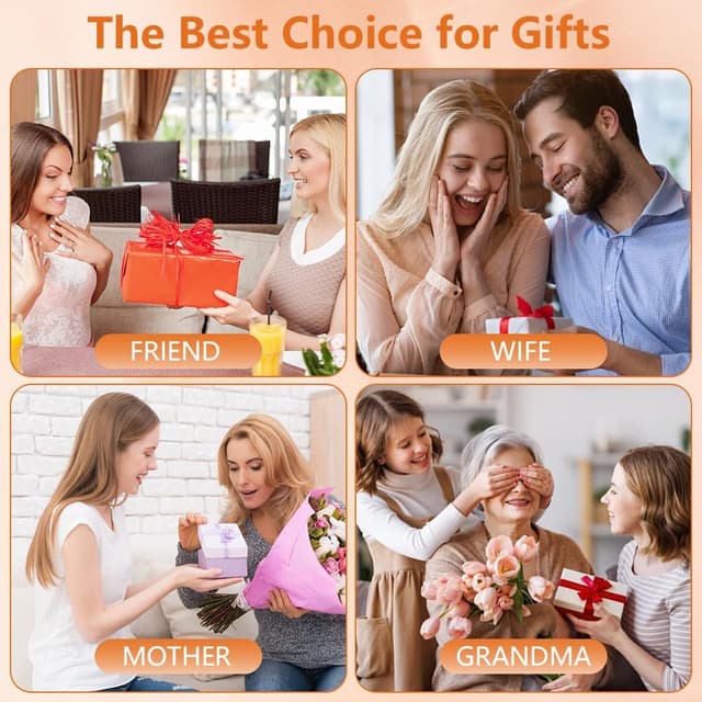 Thumbnail 6 de AOOSU Orologio da donna piccolo analogico al quarzo con cinturino in acciaio e cassa rettangolare