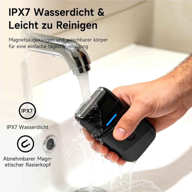 Detalle 2 de Elektrischer Rasierer Herren mit UV 20 s