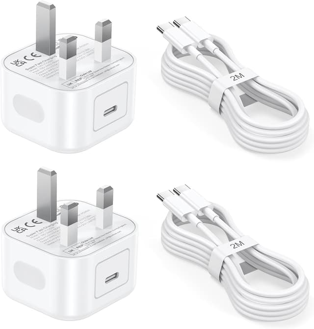 Detalle de Samsung 25W USB C Charger Two-Pack