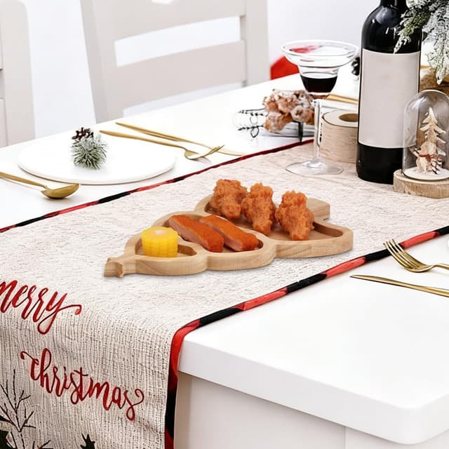 Thumbnail 6 de Ciieeo Bambus Serviertablett 30 x 20 cm