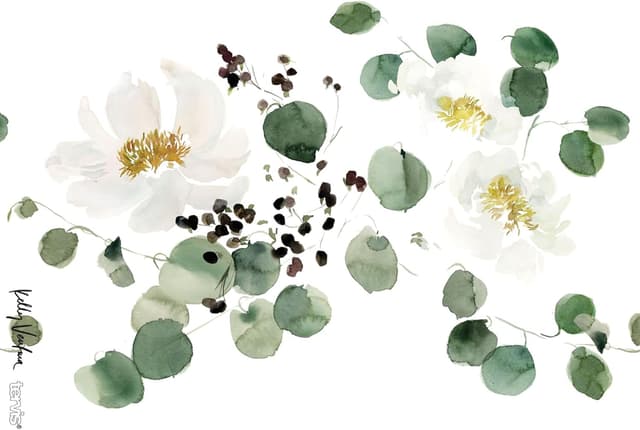 Detalle 2 de Tervis Kelly Ventura Eucalyptus 24oz Double-Walled Insulated Tumbler Travel Cup (Made in USA)