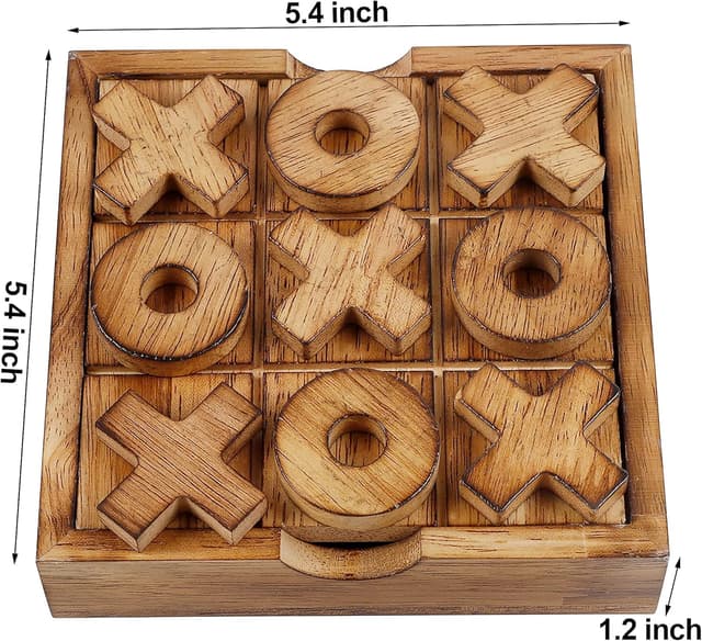Detalle 2 de Glintoper Tic Tac Toe Set 10 in 🎲