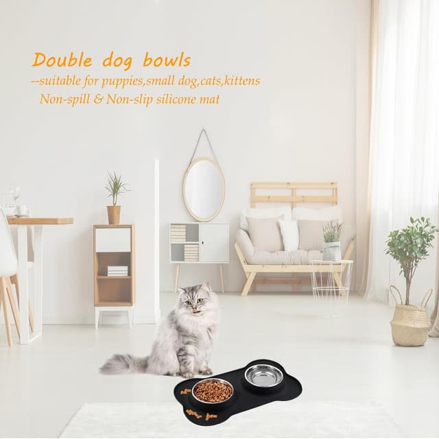 Thumbnail 1 de Dog Bowls Puppy Bowl with Mat Tray