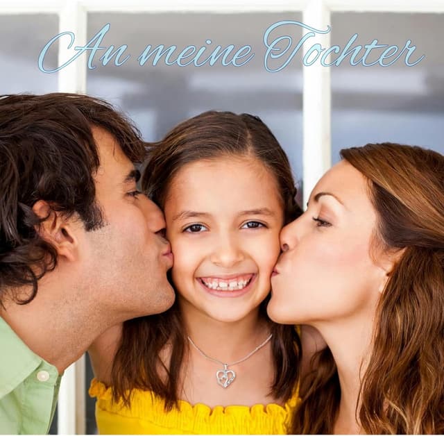 Detalle de Jbniuay Tochter-Halskette mit S925 Doppelherz-Anhänger und Gravur „Ich liebe dich“