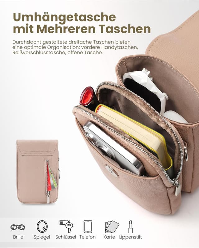 Thumbnail 3 de Echte Leder Handytasche mit RFID, 12 x 20 cm