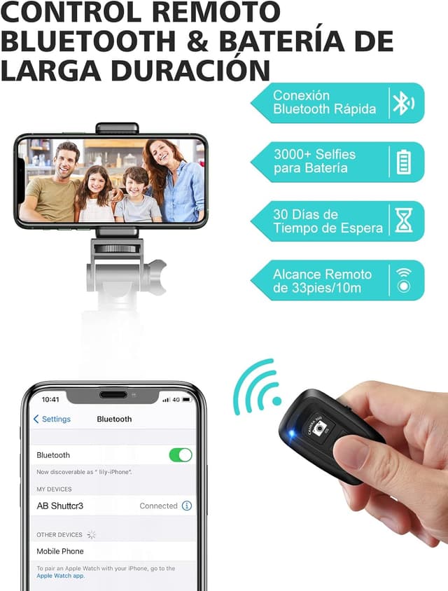 Thumbnail 3 de CIRYCASE 142cm trípode para móvil