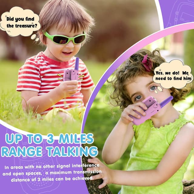 Thumbnail 4 de Kearui Walkie Talkie Kinder 3–12 Jahre 3 Meilen