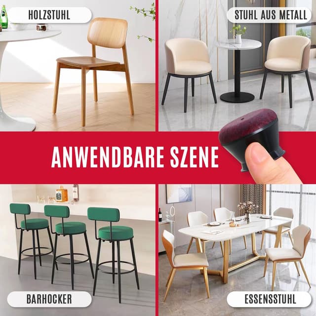 Thumbnail 5 de OCONDA Stuhlbeinkappen 24 Stück