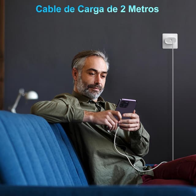 Thumbnail 6 de Cargador USB-C 25W con cable Lightning 2m para iPhone