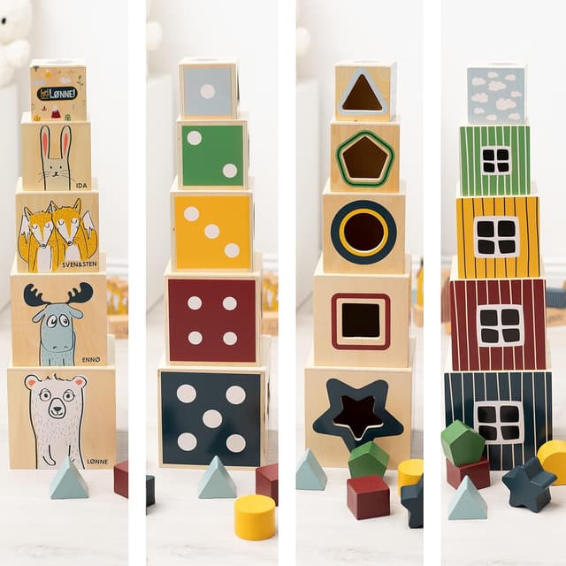 Thumbnail 3 de HEJ LØNNE Torre de Madera para Apilar 1 año